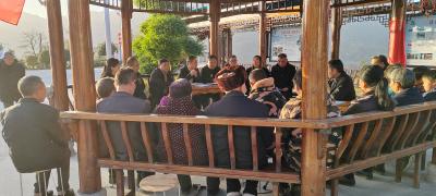 【学习贯彻党的二十届四中全会精神】通城县关刀镇屋场会“搭台” 共奏乡村发展“互动交响曲”