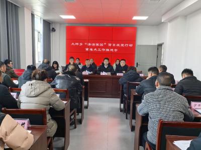 【清洁家园在行动】通城县大坪乡召开“清洁家园”百日攻坚行动重难点工作推进会