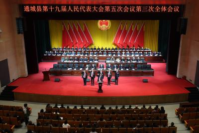【聚焦两会】通城县第十九届人民代表大会第五次会议闭幕