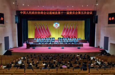 【聚焦两会】县政协十一届五次会议举行选举大会