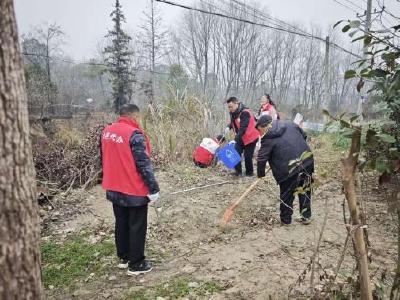 【清洁家园在行动】通城县石南镇仙姑村：清洁行动再发力 353国道颜值“再升级”