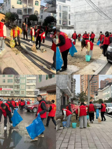 【清洁家园在行动】通城县隽水镇雁塔社区：干群同心净家园 喜迎新春焕新颜