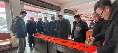 通城县大坪乡：翰墨飘香迎新春 春联送福暖人心