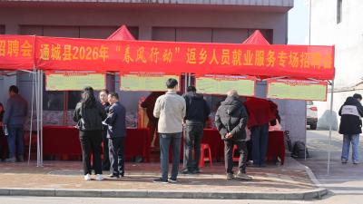 正月初六送岗到家｜通城县“春风行动”塘湖镇专场招聘会暖心启幕