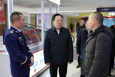 黄建平检查督导春节期间安全生产及物资保供工作