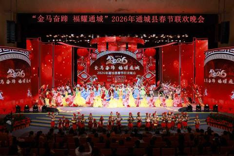 【视频】金马奋蹄 福耀通城 2026年通城县春节联欢晚会