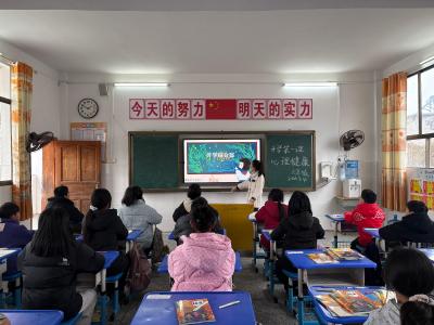 通城县大坪乡达丰小学开展心理健康教育开学第一课