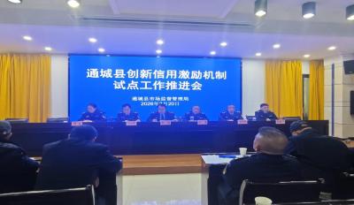 通城县市场监管局召开创新信用激励机制试点工作推进会