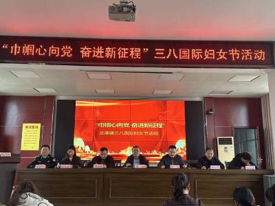 通城县北港镇举行“巾帼心向党，奋进新征程”三八妇女节主题活动