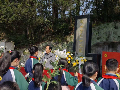 湖北通城：清明祭英烈 薪火代代传