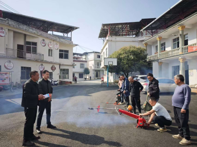 通城县塘湖镇望湖村：防患于未“燃” 筑牢清明“防火墙”