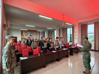 通城县北港镇召开基干民兵点验大会 锤炼应急应战精兵