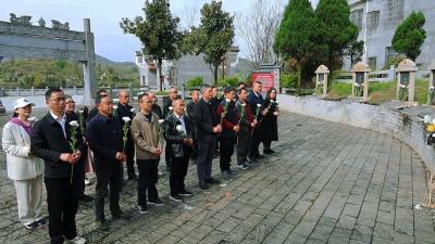 楚天诗苑诗友到黄袍山缅怀革命母亲黄菊妈