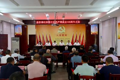 通城县供销社召开庆祝中国共产党成立105周年暨2026年“七一”党员大会