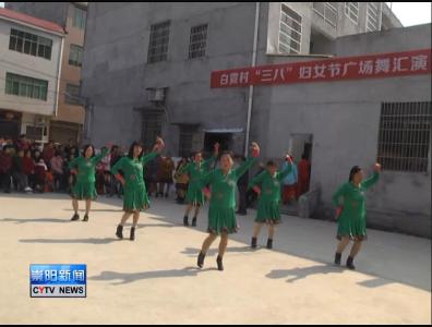 喜迎“三八”白霓村委会组织广场舞文艺汇演