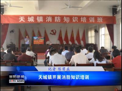 天城镇开展消防知识培训