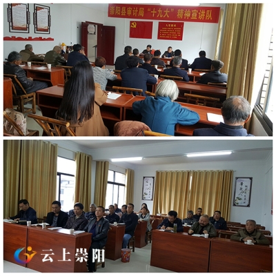 县审计局“十九大”精神宣讲队进村入社
