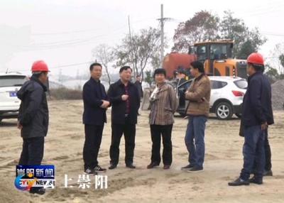 市水利局局长刘中英一行来我县督查重点水利项目建设工作