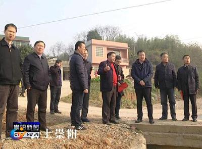 水利部督导调研组来我县调研水库除险加固工作