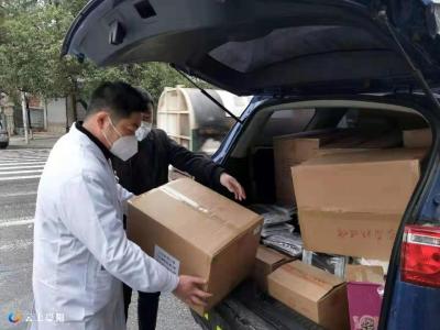 支援疫情防控，白霓企业人士在行动