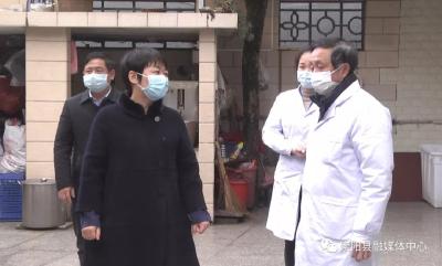杭莺督导精神病防治所疫情防控及供餐保障工作