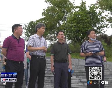 市调研组来我县开展自然生态公园城市建设专题调研