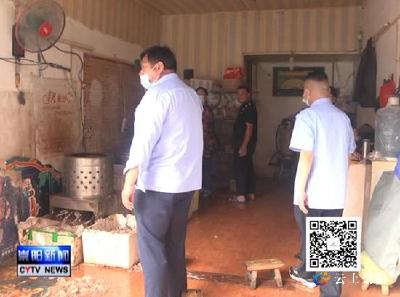 我县严查活禽交易宰杀行为