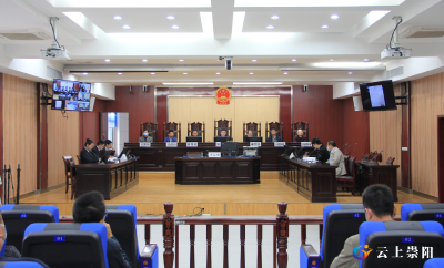 崇阳县法院公开开庭审理一起行政公益诉讼案件