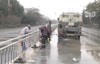 全城大清洁！“一键美颜”擦“靓”崇阳新颜值