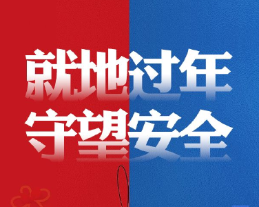 海报倡议丨就地过年，守望安全！