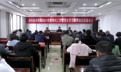 县水利局：坚实严实标准  开展党史学习教育