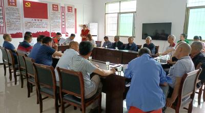 崇阳县商务局深入驻地村开展志愿活动