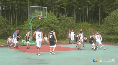 桂花泉镇庆祝建党百年篮球友谊赛精彩开赛