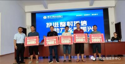 崇阳农商银行：全县首站 白霓镇谭家村整村授信2000万元