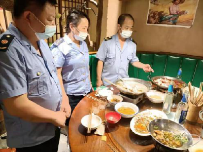 崇阳县市场监管局查处第一起食品浪费案