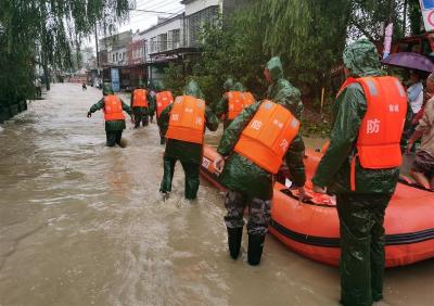 灾情就是命令！湖北多地出动民兵参与防汛救援
