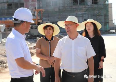 【聚焦重点项目建设㉟】县领导郑俊华、徐望深入重点项目建设现场 一线办公解难题