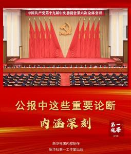 第一观察|公报中这些重要论断，内涵深刻