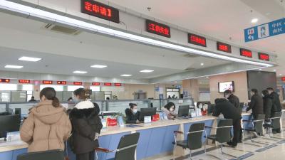 新年新气象  崇阳县政务服务中心状态“满分”