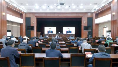 崇阳县收视收听全省自然灾害防治和自然灾害综合风险普查工作电视电话会议 