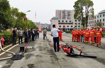 理论教学+实操培训 崇阳全面提升森林防灭火实战能力