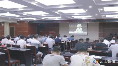 崇阳县组织收看收听全国、省、市自建房安全专项整治工作推进视频会议