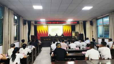 崇阳县白霓镇举办青年干部能力提升专题培训班