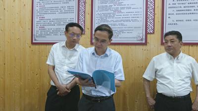 朱庆刚到崇阳县调研民生实事项目人大代表票决制试点工作