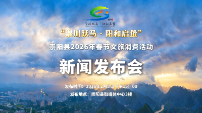 【直播】“崇川跃马·阳和启蛰”崇阳县2026年春节文旅消费活动新闻发布会