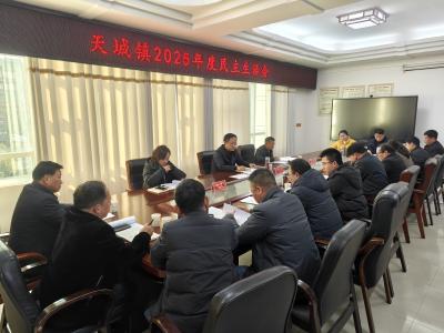 孟科参加指导天城镇党委2025年度民主生活会