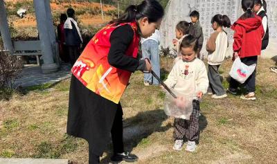 爱护环境“浇灌”春天！大塘村红领巾课堂开课啦