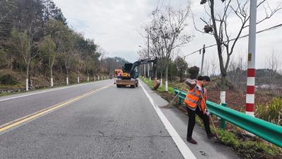 崇阳农村公路开启“美颜”模式