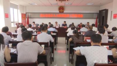我县召开县乡人大换届选举工作推进会