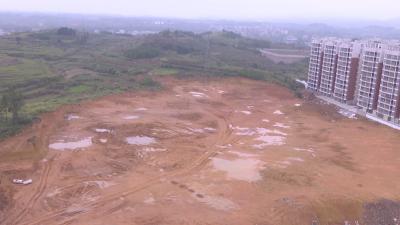 我县文体中心已基本实现“三通一平”